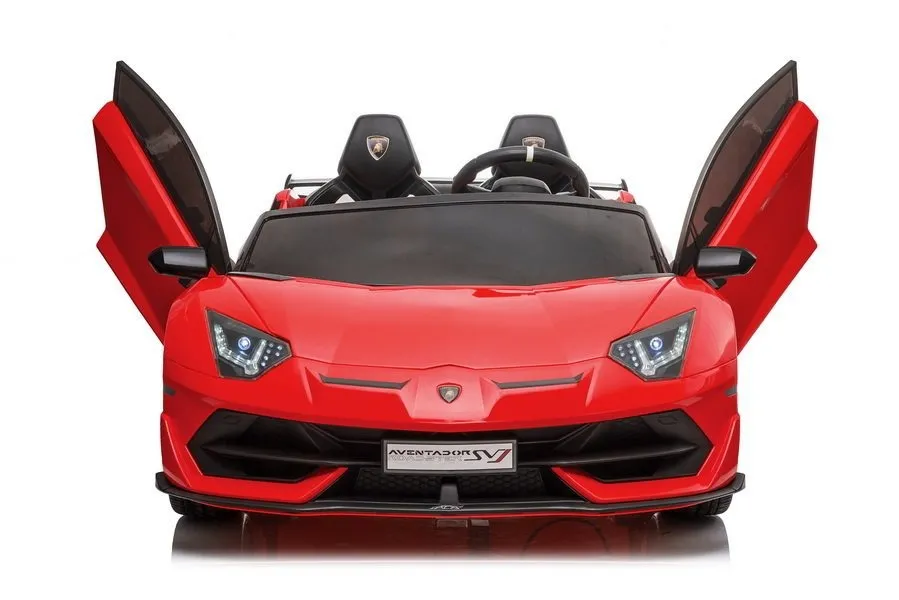 licencirani auto na akumulator lamborghini aventador - crveni - slika 8