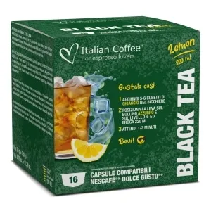 Dolce Gusto Italian Coffee Black Ice Tea Lemon - Zagreb