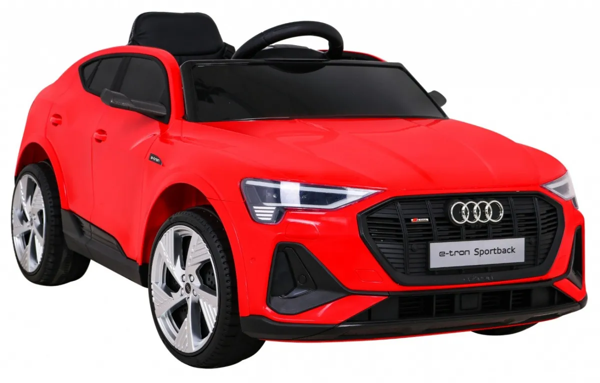 licencirani auto na akumulator audi e-tron sportback - crveni - slika 5