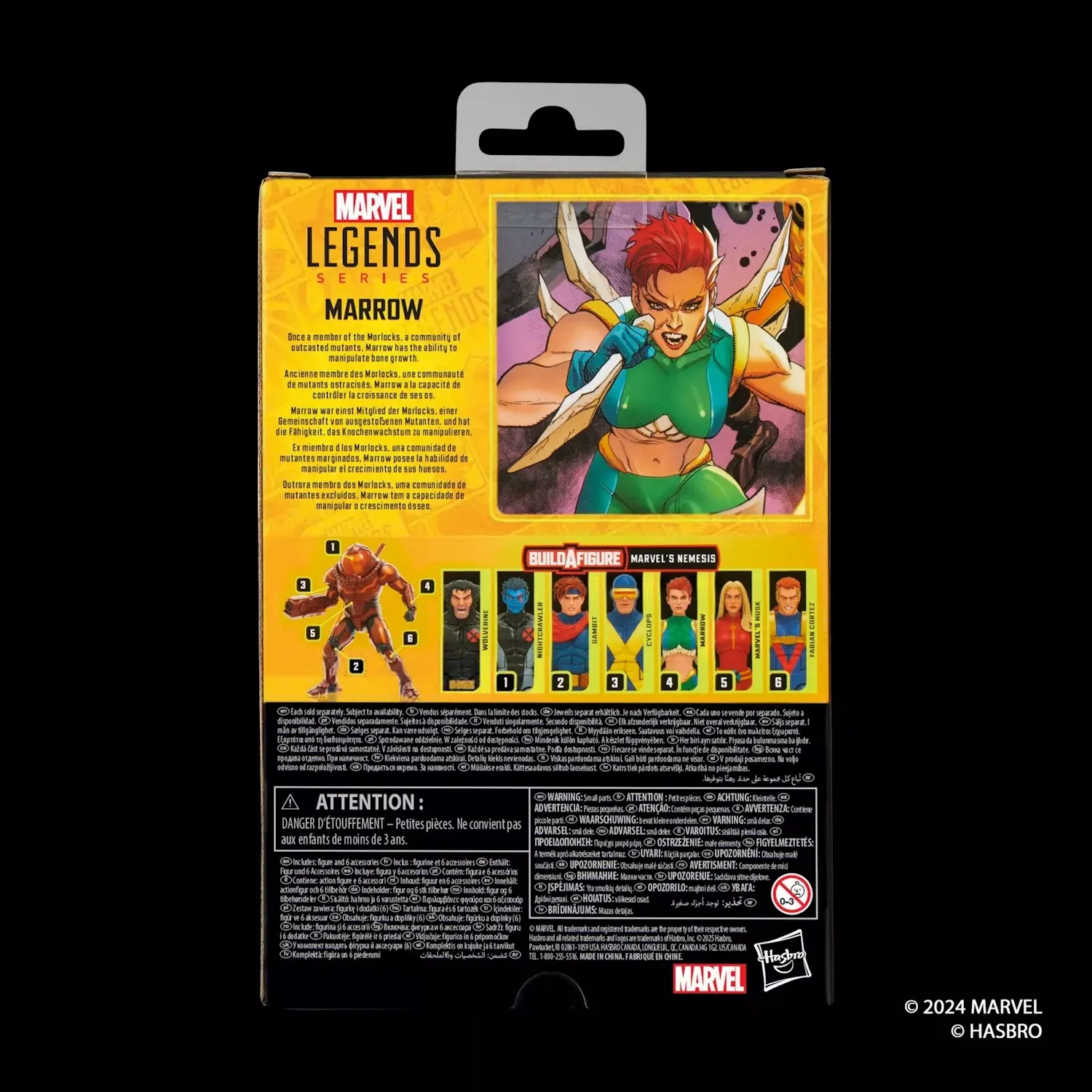marvel legends series: x-men – marrow figura, 15cm - slika 10