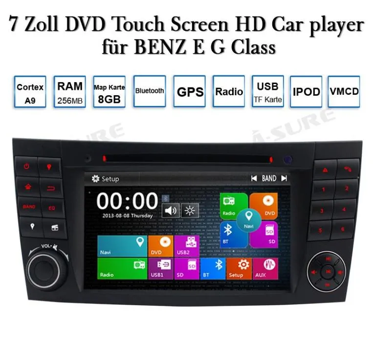 mercedes e klasa 2din radio original navigacija gps - slika 3