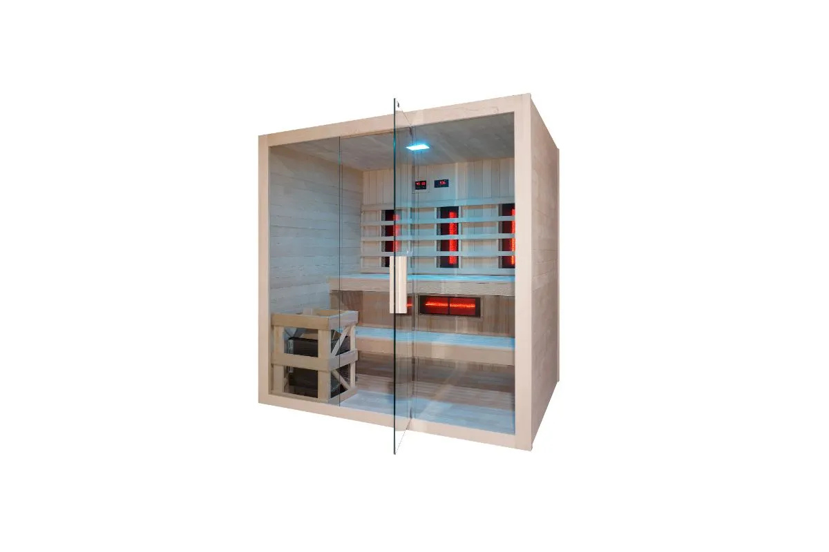 kombinirana sauna finska + infra full spectrum 200 x 150 x 200 - slika 6