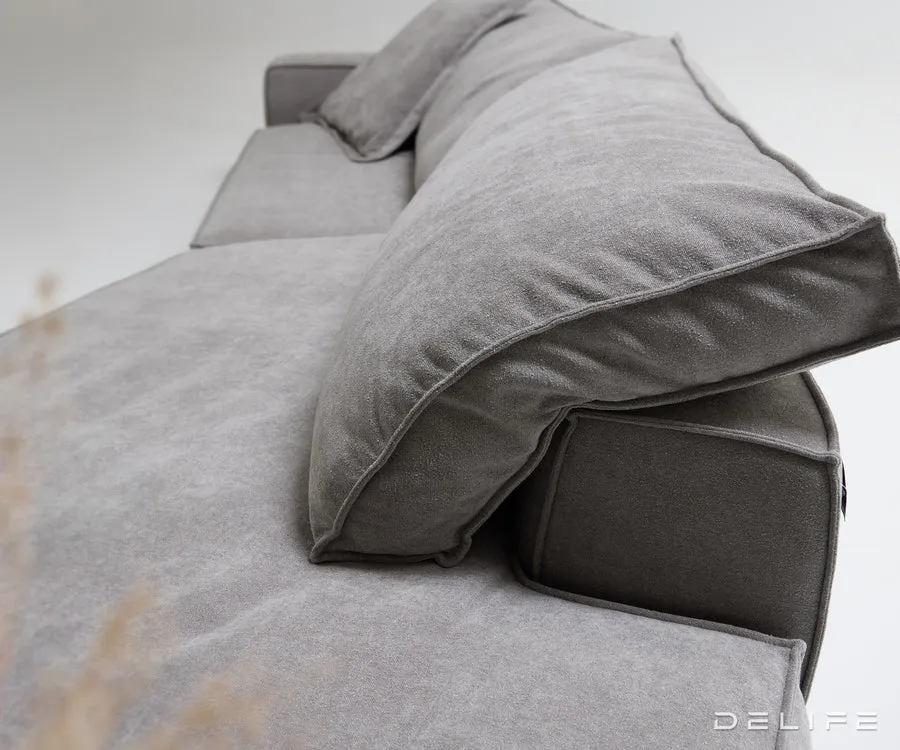 sofa snoosh 400x200cm, materijal: strukturirana tkanina - slika 6