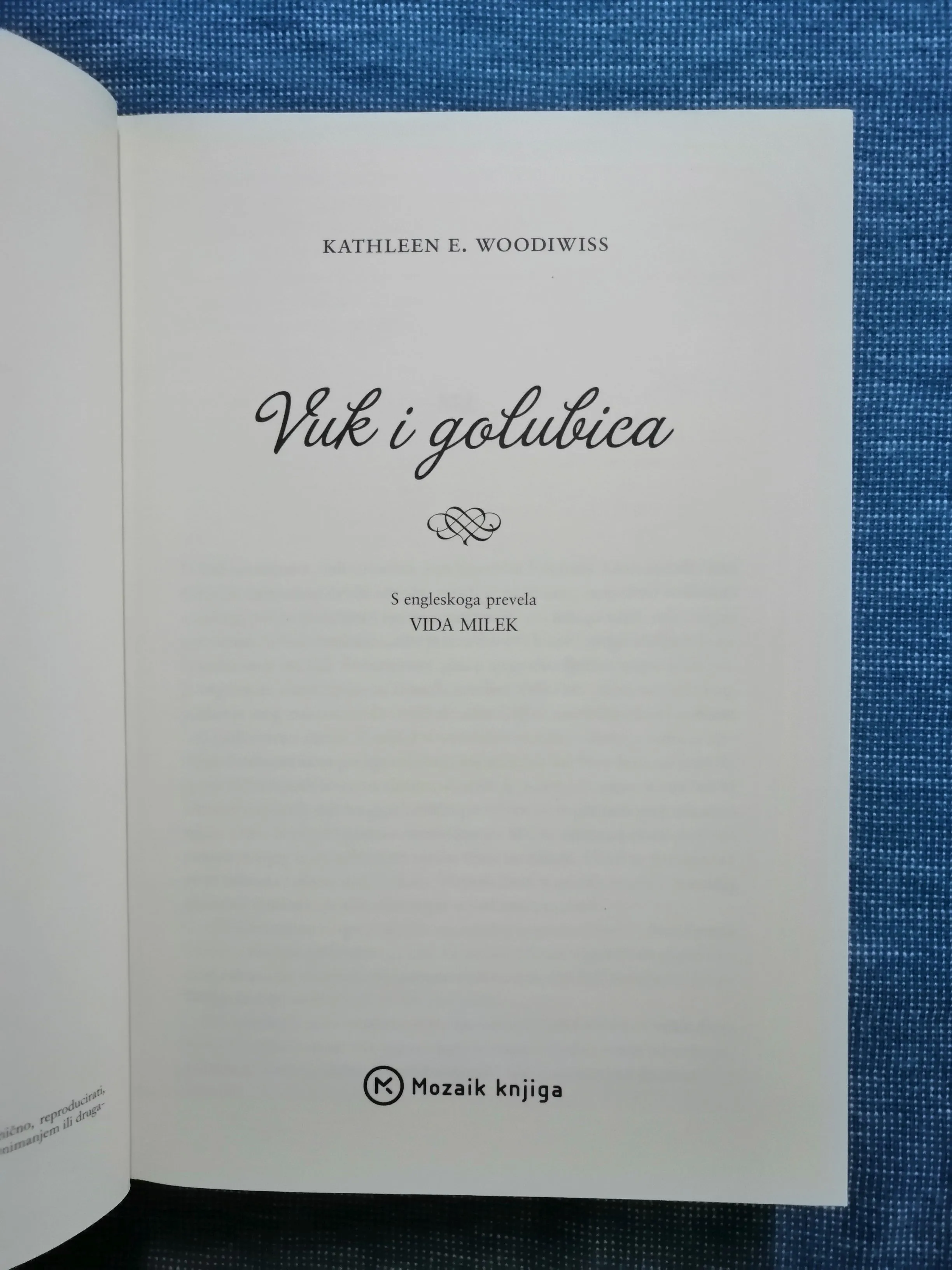 kathleen e. woodiwiss – vuk i golubica - slika 2