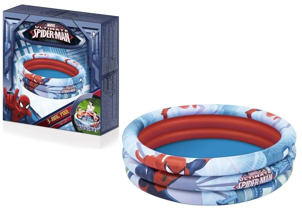 bazen na napuhavanje spider-man 122 x 30 cm bestway 98018 - slika 2