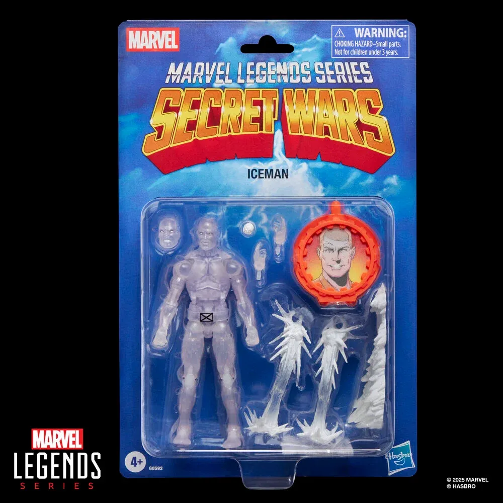marvel legends series: secret wars – iceman figura, 15cm - slika 10