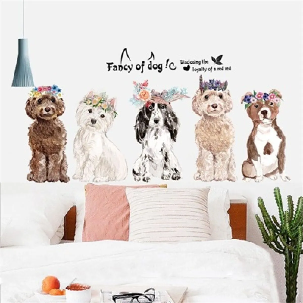 zidna naljepnica - cute dogs - slika 5