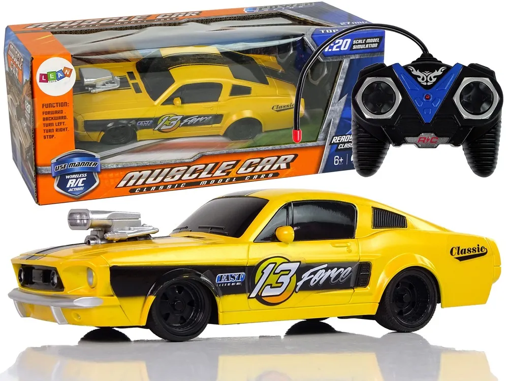 Auto na daljinsko upravljanje Classic 1:20 - žuti - Mursko Središće