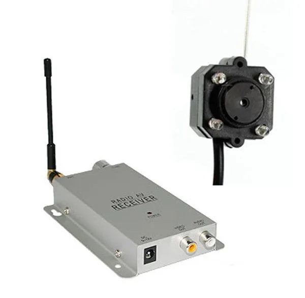 bežićna wifi wireless mini kamera + receiver - slika 1