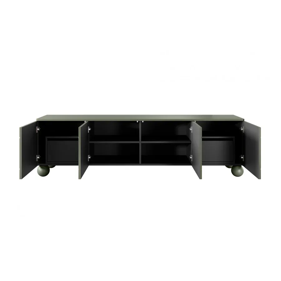 komoda sonatia 200cm, 4 vrata i 2 ladice, materijal: mdf - slika 3
