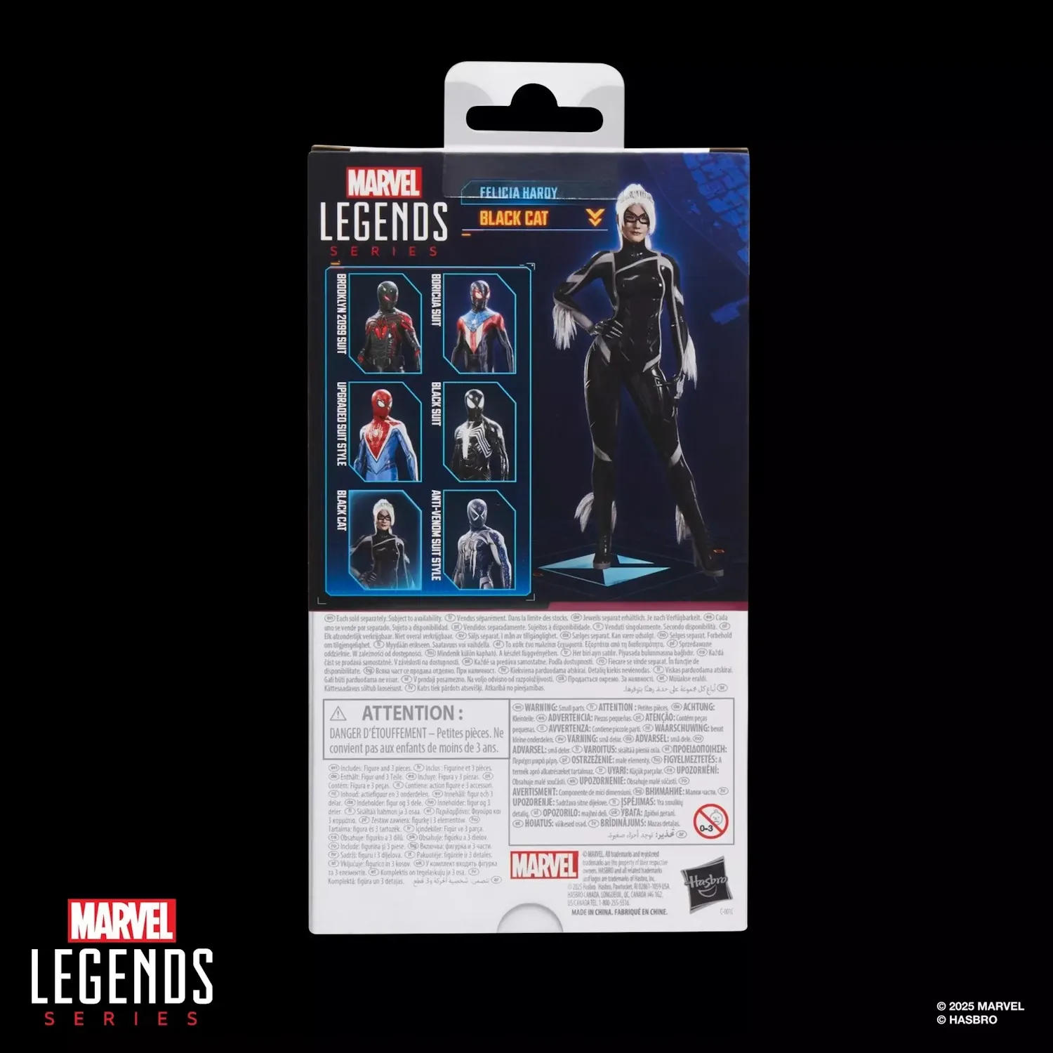 marvel legends series gamerverse felicia hardy blackcat figura 15cm - slika 10
