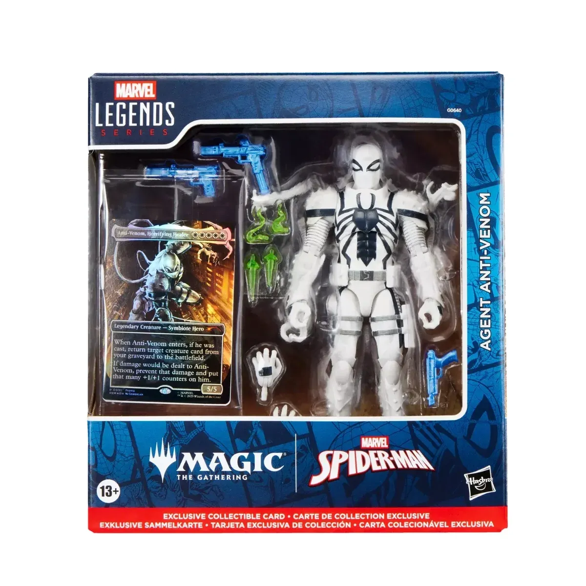 marvel legends series: mtg – agent anti-venom figura, 15cm - slika 8