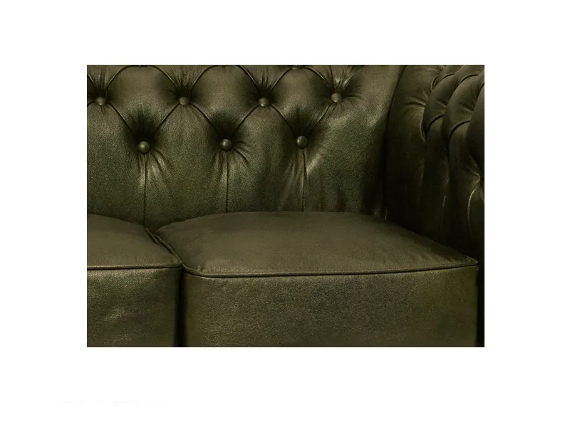 chesterfield garnitura first class leather | 6-sjedišta | moss green - slika 2