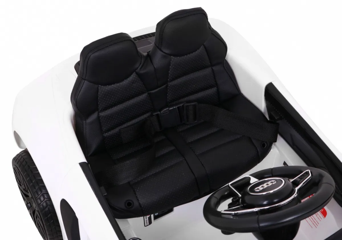 licencirani auto na akumulator audi r8 - bijeli - slika 10