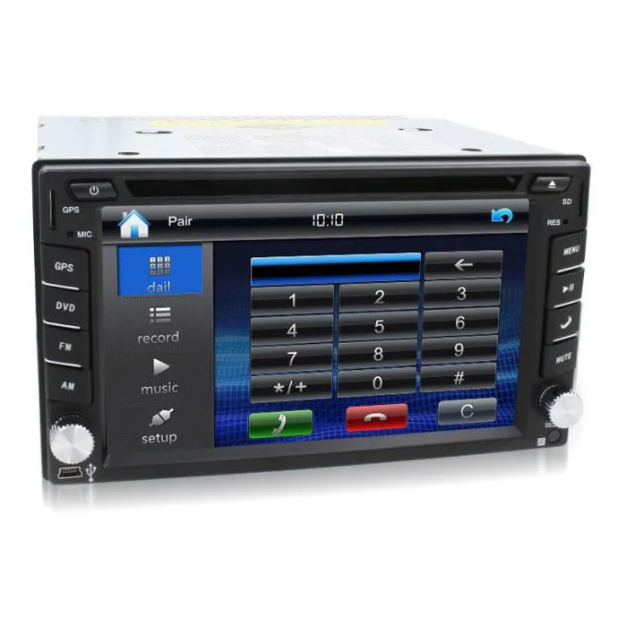 gps navigacija cd dvd bluetooth 2din radio + parking kamera - slika 4