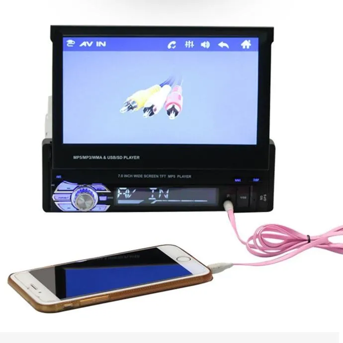 1din auto radio 7" ekran bluetooth wifi - slika 4
