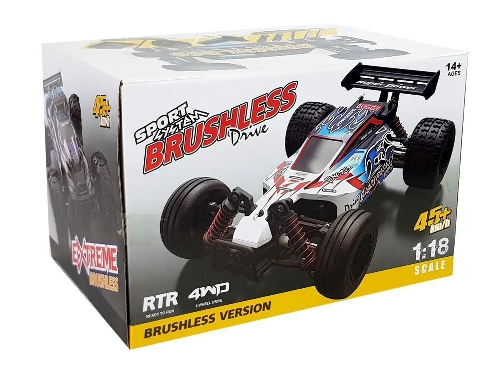 remote controlled rally car 1:18 blue enoze 9302e speed 45 km/h - slika 2