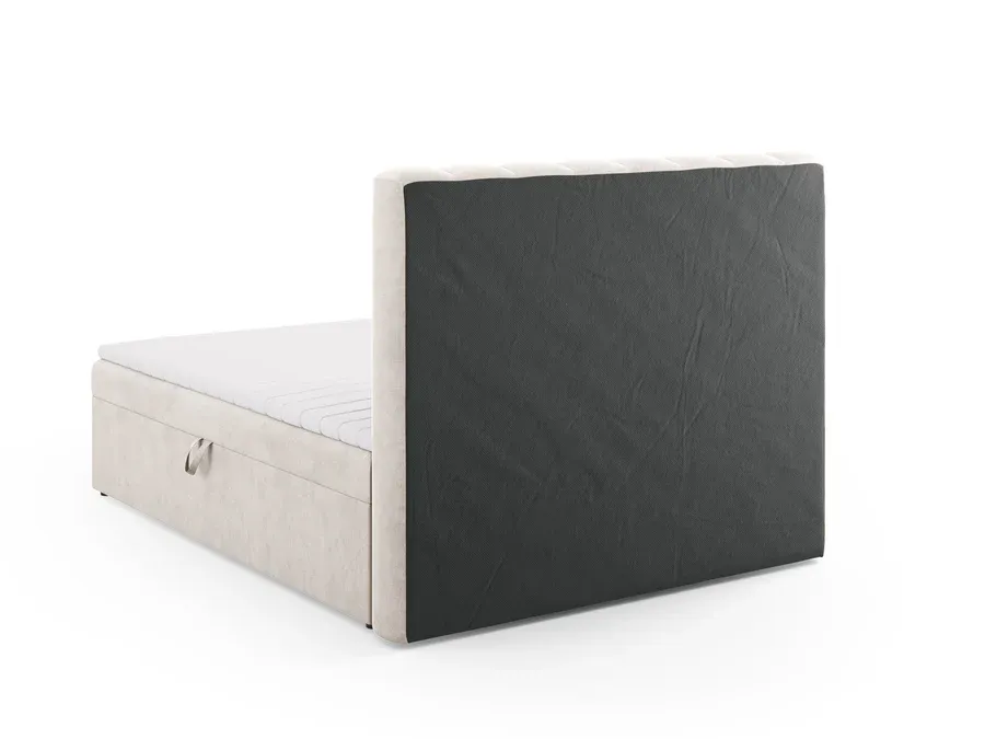 box spring krevet kelp, materijal: strukturirana tkanina - slika 4