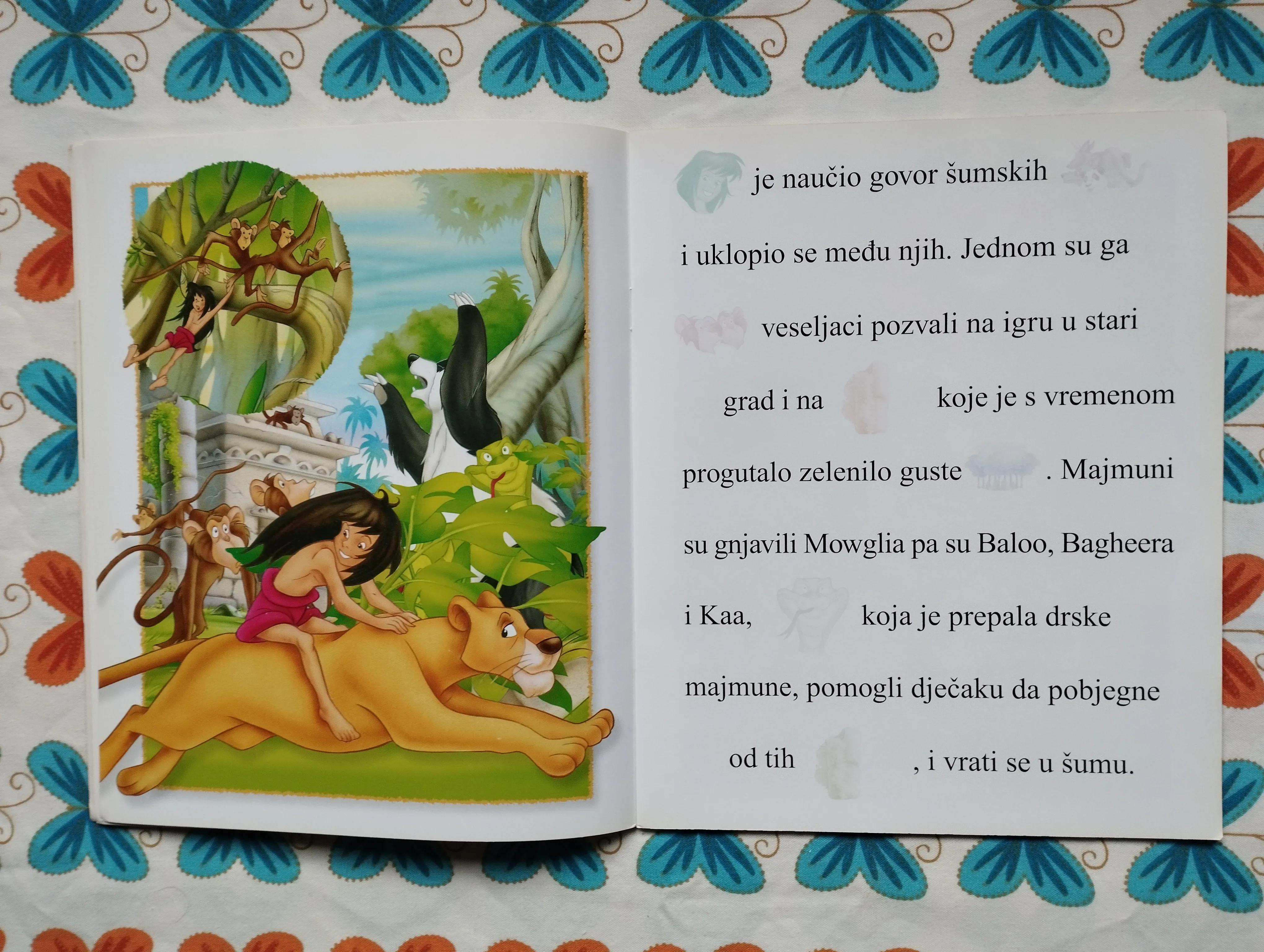 piktogrami s naljepnicama - knjiga o džungli - slika 4
