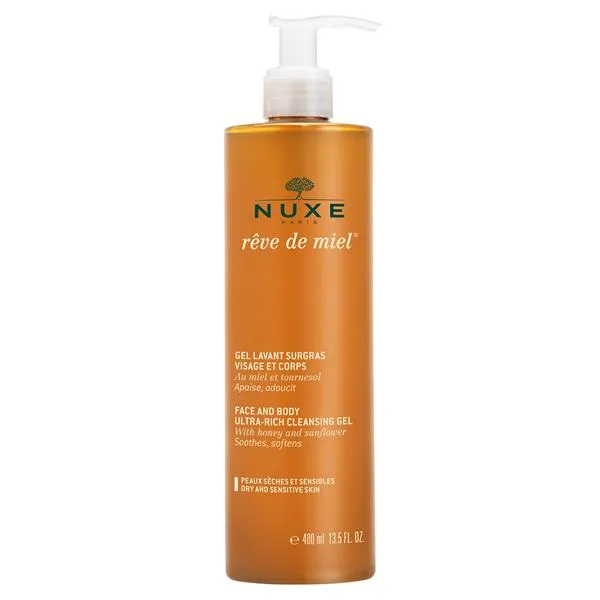 Nuxe Reve De Miel gel za čišćenje lica i tijela 400 ml hidratantni gel - Jakšić