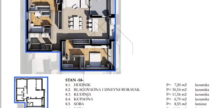 labin, novoizgrađeni stan u urbanoj vili s8 - slika 8