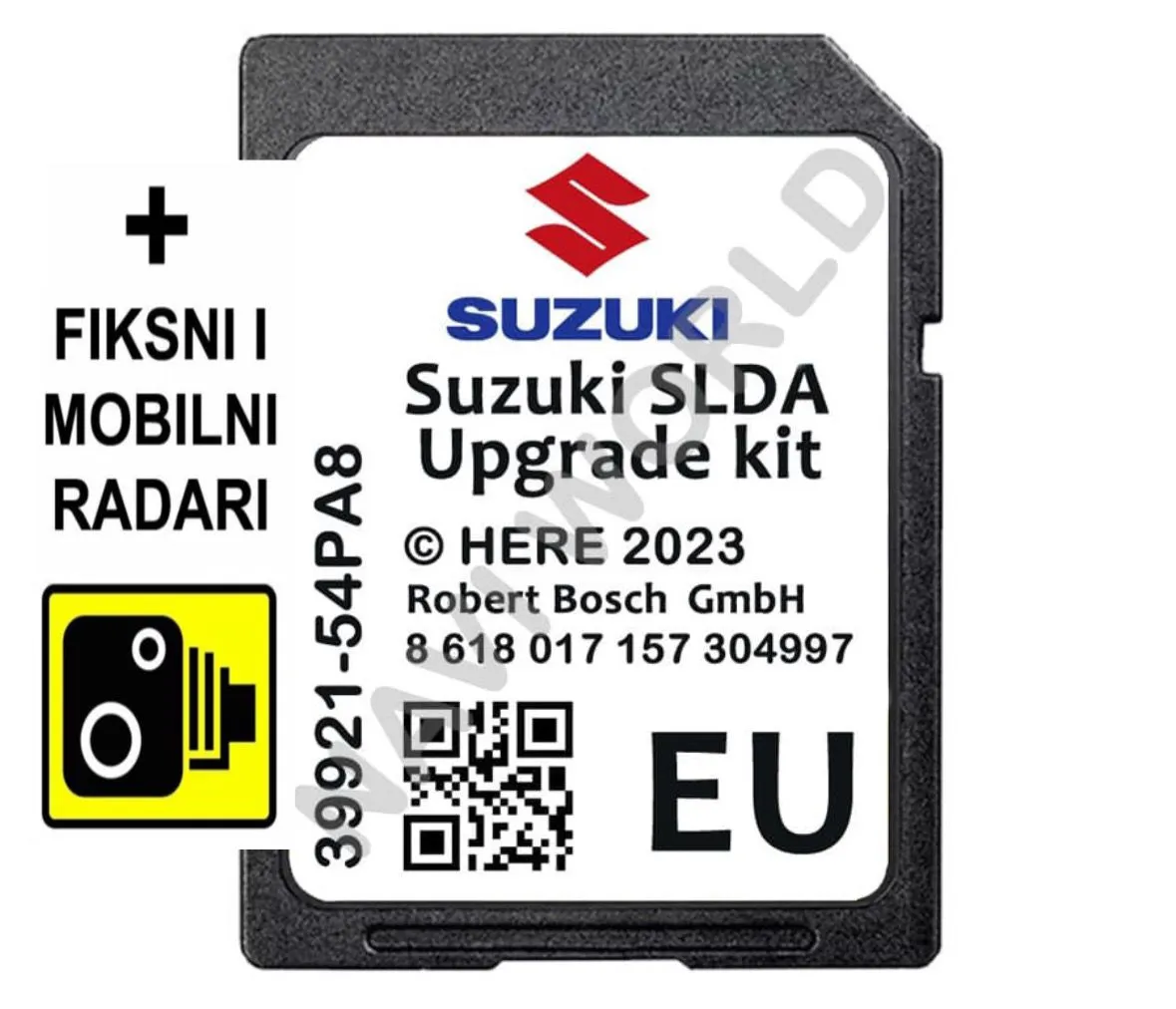 Suzuki navigacija SD kartica sa najnovijim kartama EU + RADARI - Zagreb