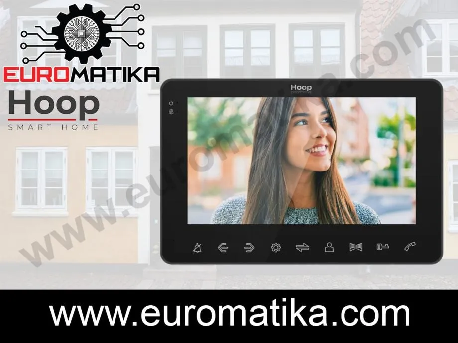 unutarnja video interfonska jedinica hoop tag7b – 7″ hd - slika 1