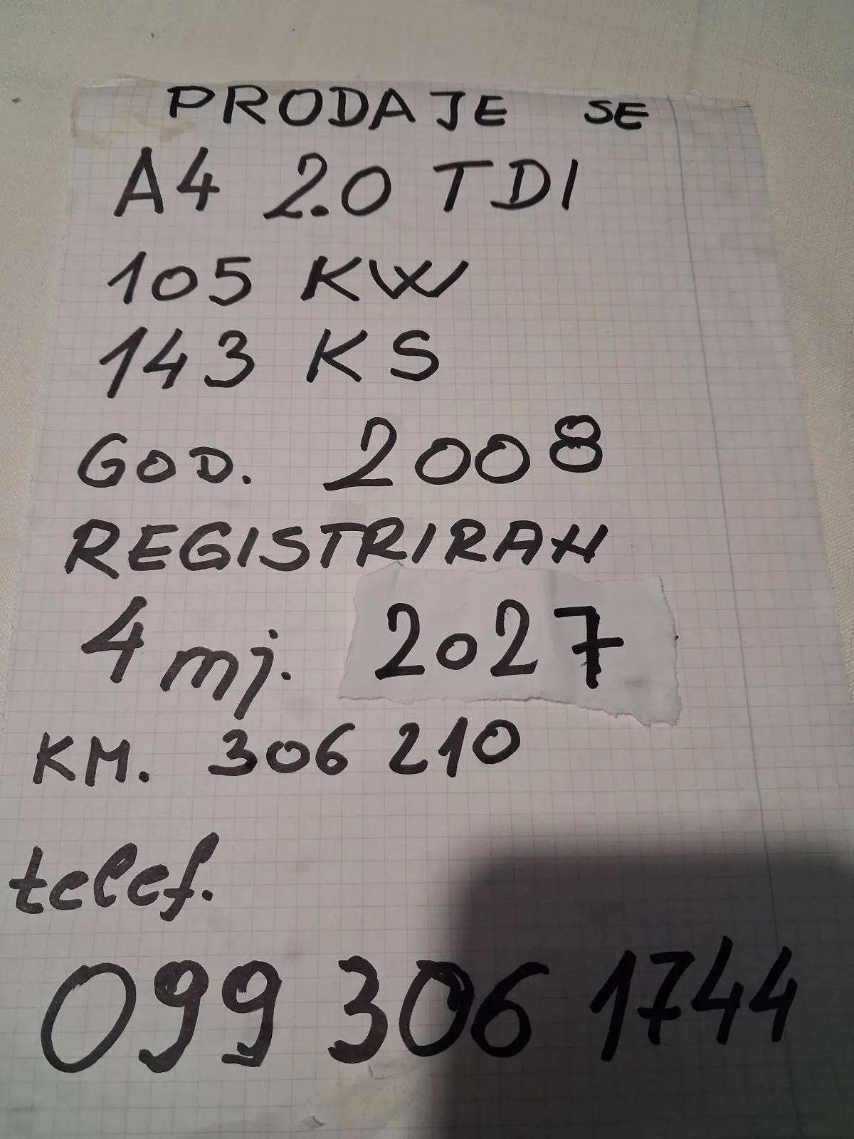 audi a4 2.0 tdi - slika 6