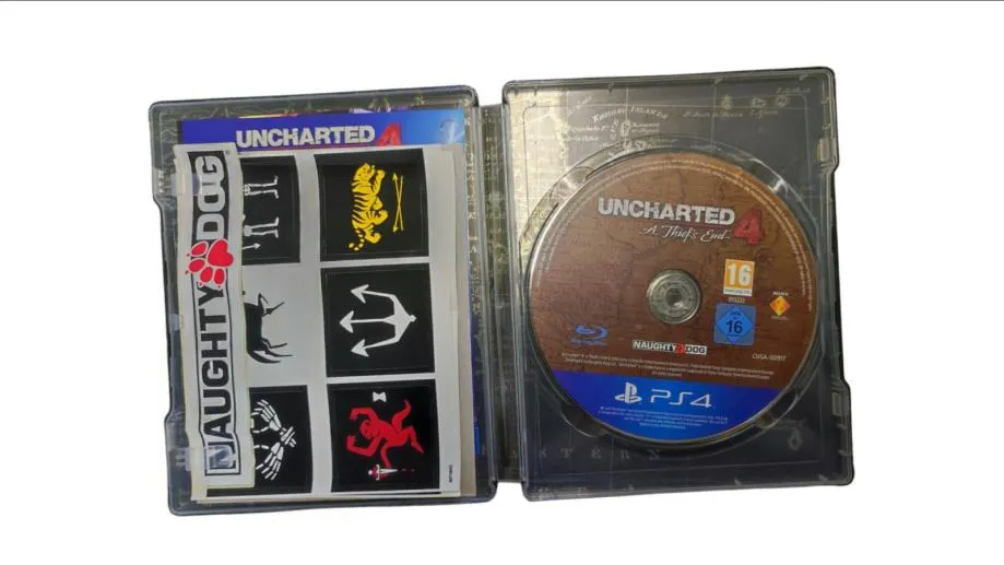 ps4 igra uncharted 4 a thief's end (steelbook & artbook) / r1, rate! - slika 3