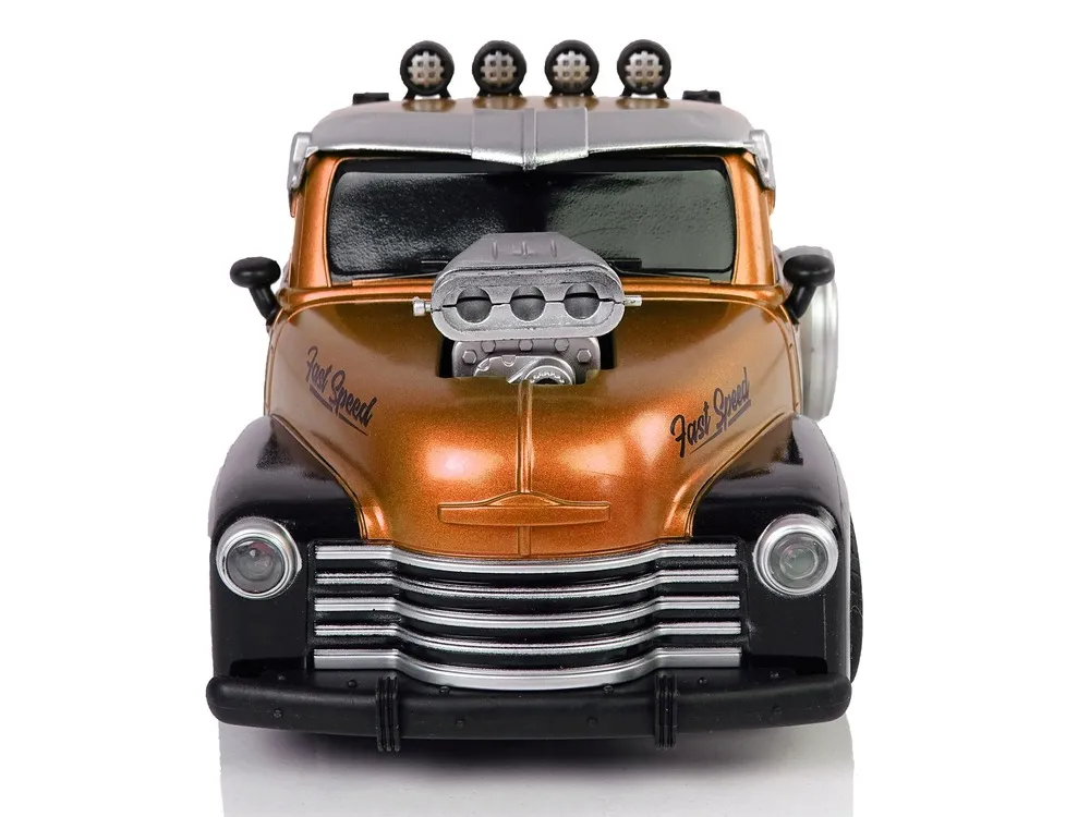 auto na daljinsko upravljanje 1:18 pick-up - smeđi - slika 2