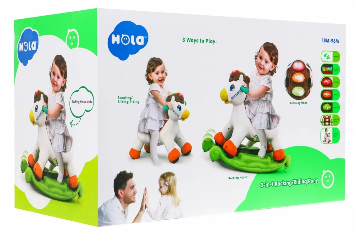 rocking horse-ride on 2 in 1 - slika 4