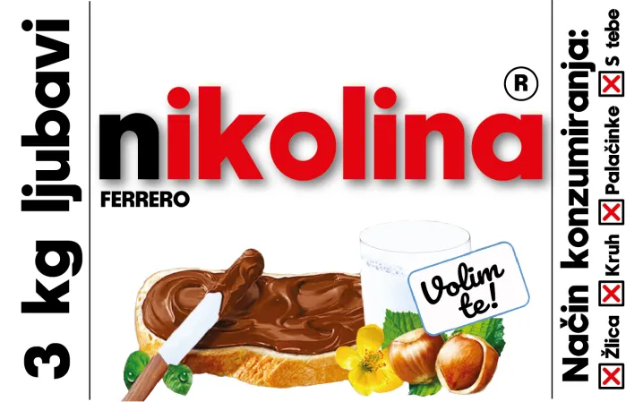 personalizirana nutella – 3kg ljubavi - slika 2