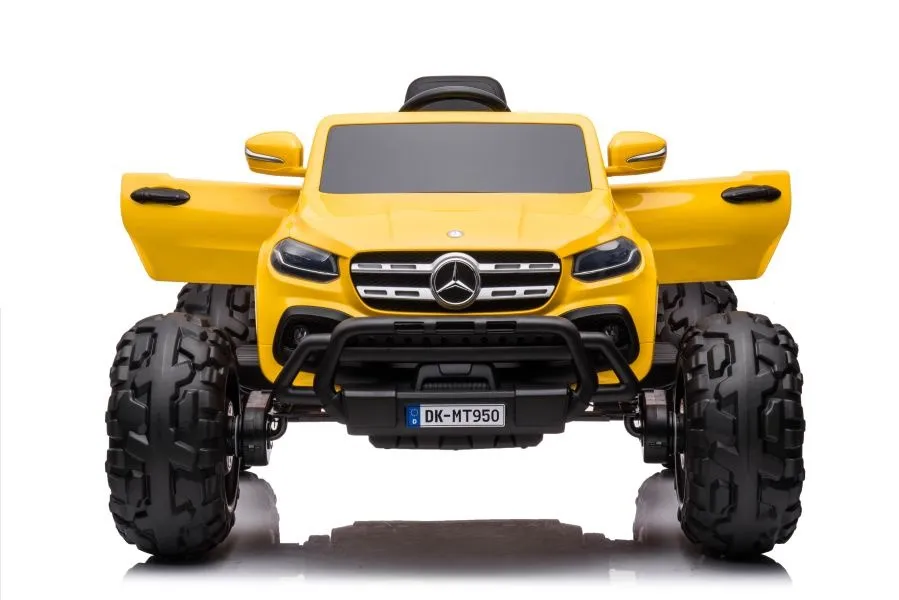 licencirani auto na akumulator mercedes dk-mt950 4x4 - žuti/lakirani - slika 9