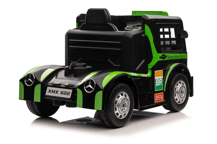 kamion na akumulator mercedes xmx622 - zeleni - slika 3