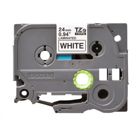 brother tze251 tape black/white 24mm 8m - slika 1
