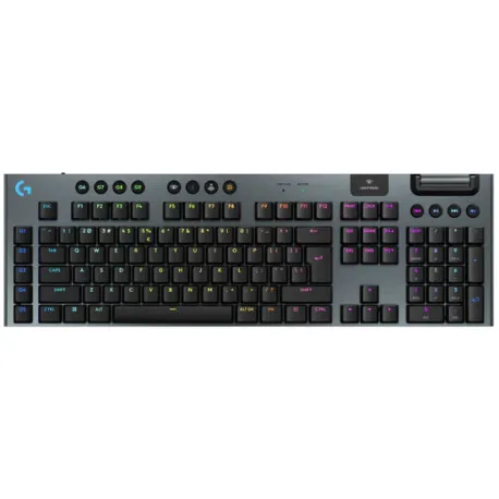 logitech g915 x lightspeed, bež. tipkovnica, crna - slika 1