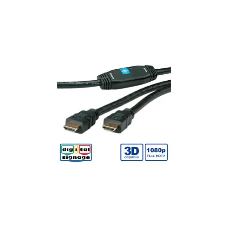 Roline HDMI kabel, HDMI M - HDMI M, 30m, sa pojačanjem - Umag