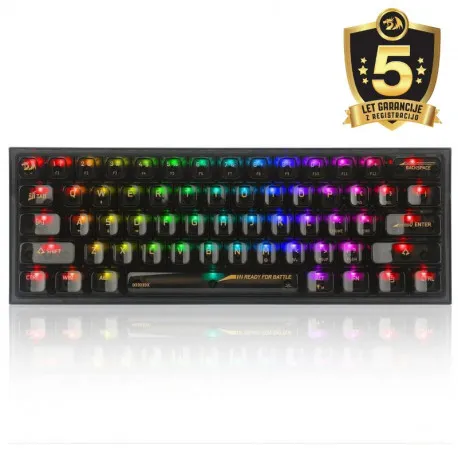 Keyboard - Redragon Fizz K617ctb-Rgb Wired Mechanical - Umag