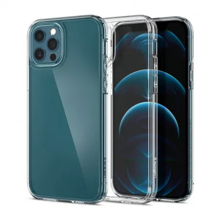 spigen ultra hybrid, zaštitna maska za telefon, prozirna - iphone 12/pro - slika 1