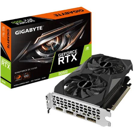 gigabyte geforce rtx 3050 windforce oc 6gb gddr6/96-bit, pcie 4.0, 2xhdmi/2xdp - slika 1
