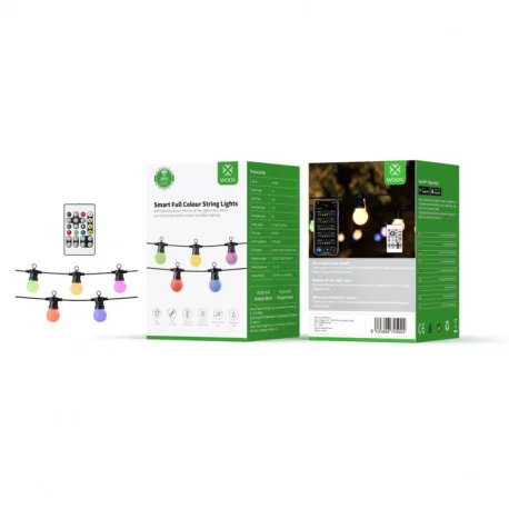 woox wifi smart led smart party lighting string 5.5w, ip65, 9m - slika 1