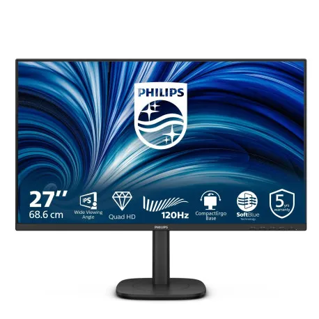 philips 27" 27b2n3500j/00 qhd (2560×1440) ips, pivot, 4ms, 350cd/m2, 1500:1, 2×hdmi/dp, 4×usb-a, zvučnici - slika 1