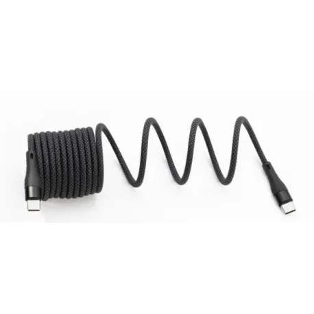 transmedia magnetic cable usb type c with e-marker chip, 2m - slika 1
