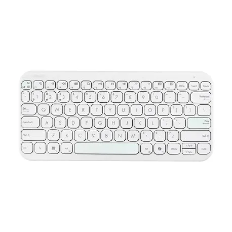 asus kw100, bežična tipkovnica, bijela - slika 1