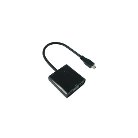 Roline VALUE adapter/kabel Micro HDMI - VGA, M/F, 0.15m - Umag