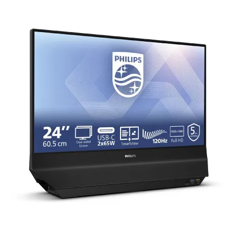 philips 24b2d5300 24", 2xhdmi, 2xusb-c, 120hz, duo - slika 1