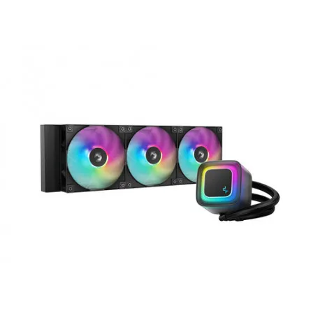 aio liquid cooler deepcool le360 v2, 360mm, argb, - slika 1