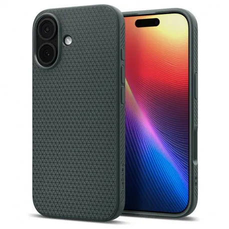 spigen liquid air, abyss green - iphone 17 - slika 1