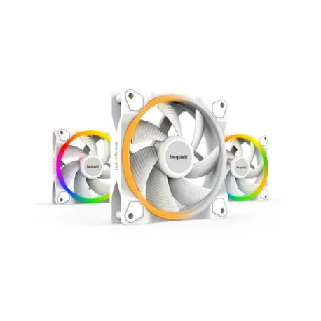 be quiet! light wings white | 120mm pwm triple pack - slika 1
