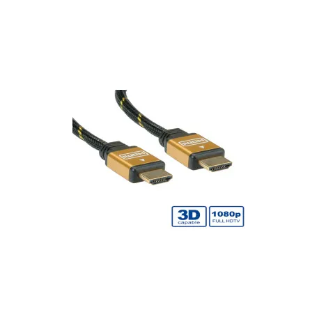 Roline GOLD HDMI kabel sa mrežom, M/M, 10m - Umag